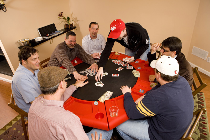 Hi Res Shots of the Lucky 7 Poker Table by Granger Plastics